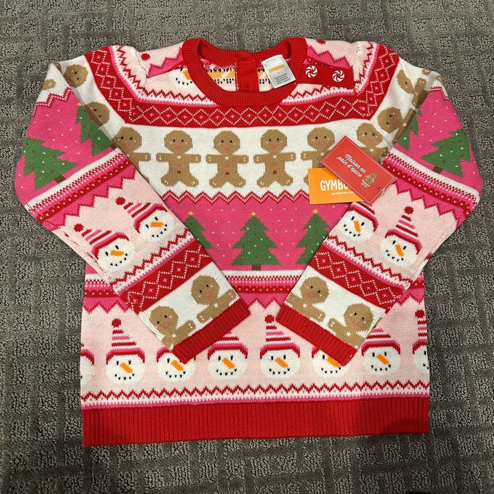 Gymboree girls christmas sweater 6y girls